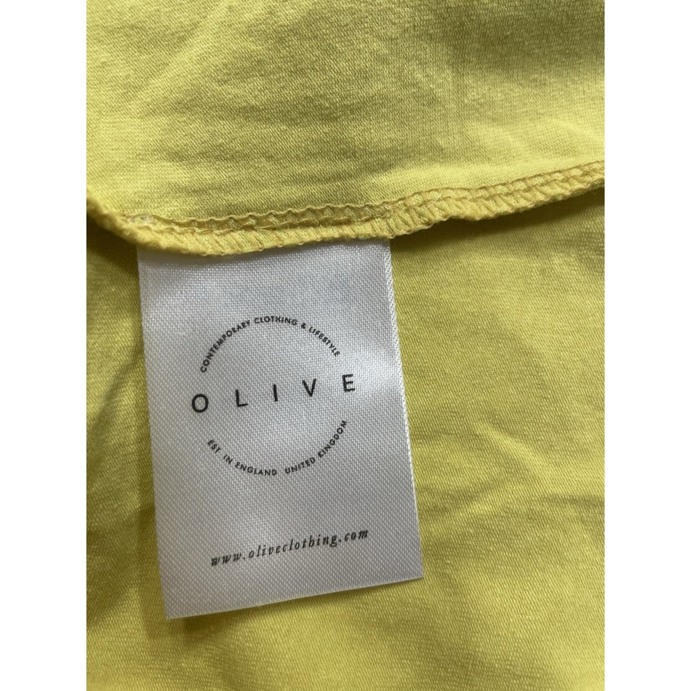 Olive Brand Womens Mustard Colored Tshirt Dress One‎ Size - Picture 13 of 14